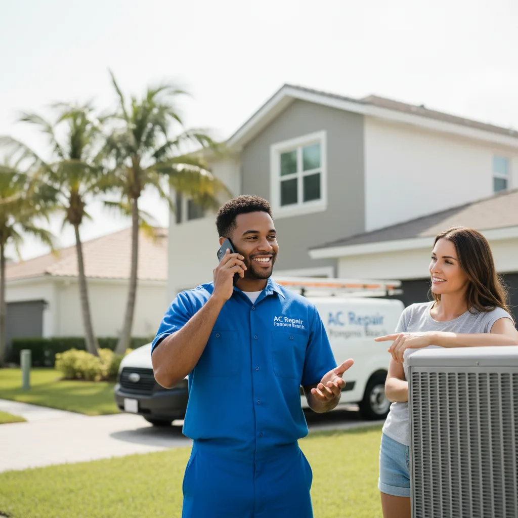AC Repair Pompano Beach customer support in New London